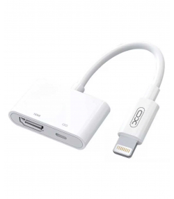 مبدل لایتنینگ به اچ دی ام آی و اتصال همزمان شارژر ایکس او XO HUB005 Lightning To HDMI & Charging Port