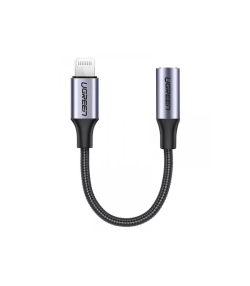تبدیل لایتنینگ به 3.5 میلی متری صدا یوگرین Ugreen US211 30756 10CM Lightning Male to 3.5mm