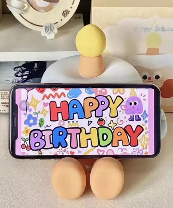 چراغ خواب فانتزی شارژی رومیزی Birthday cake night light MY-006