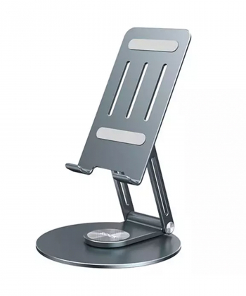 هولدر رومیزی موبایل و تبلت تاشو چرخشی راک ROCK Metal Rotating Foldable Desktop Stand RPH0993