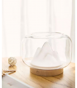 چراغ خواب فانتزی رومیزی شارژی Warm Mountain Lamp Simple Night Light Small Warm Lamp Creative