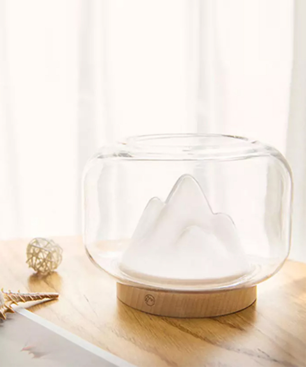 چراغ خواب فانتزی رومیزی شارژی Warm Mountain Lamp Simple Night Light Small Warm Lamp Creative