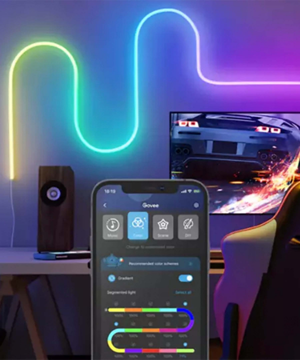 ریسه هوشمند 3 متری گووی Govee Neon LED strip 3m with WiFi APP Control H61A0