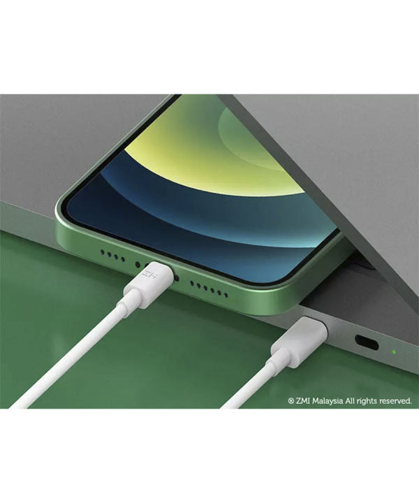 کابل شارژ تایپ سی به لایتنینگ اورجینال شیائومی Xiaomi ZMI Fast Charge Type-C to Lightning AL870C