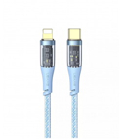 کابل شارژ سریع و دیتای تایپ سی به لایتنینگ 1.2 متری 20 وات یوسامز USAMS data cable US-SJ573 Type-C to Lightning