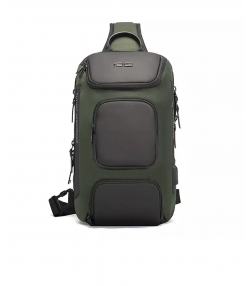 کوله پشتی تک بند یو اس بی دار 8 لیتری بنج BANGE BG-7086 Men Chest Bag Single Shoulder Bag
