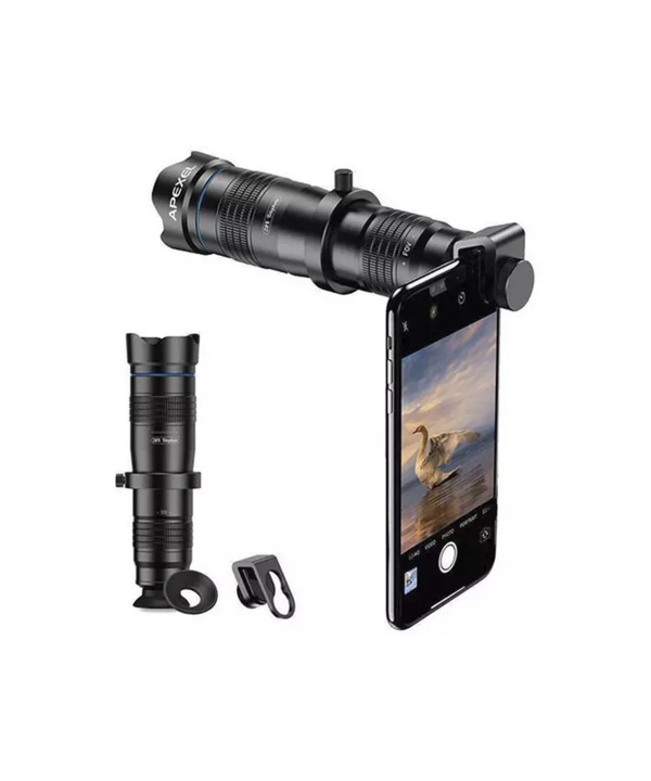 لنز تله زوم 36 برابر اپکسل Apexel 36x Telephoto Zoom Lens with Tripod for Smartphones JS36X