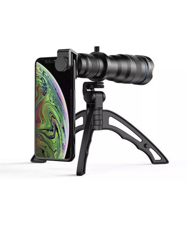 لنز تله زوم 36 برابر اپکسل Apexel 36x Telephoto Zoom Lens with Tripod for Smartphones JS36X