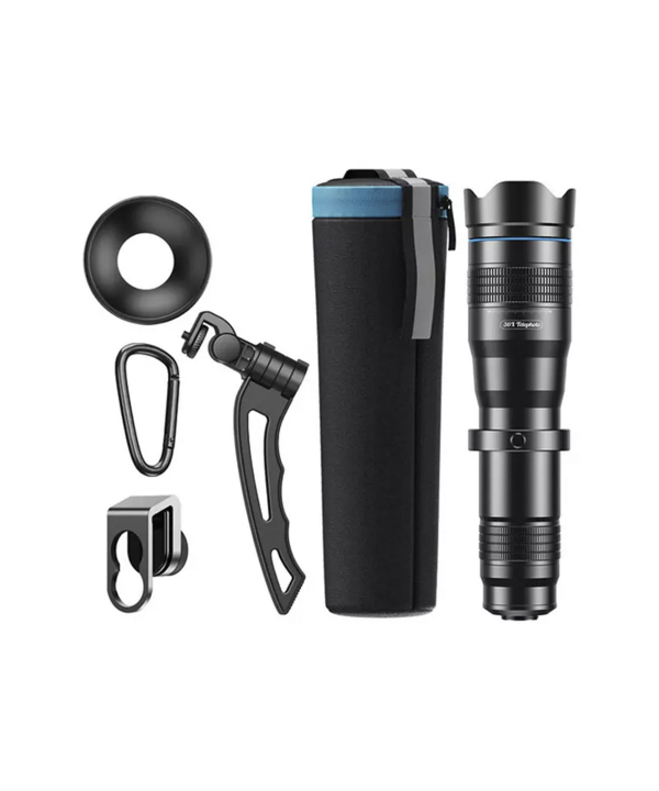 لنز تله زوم 36 برابر اپکسل Apexel 36x Telephoto Zoom Lens with Tripod for Smartphones JS36X