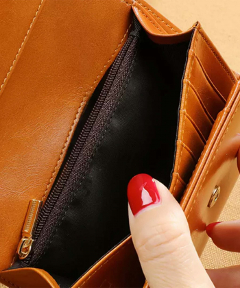 کیف پول و کیف کارت زنانه چرم IOS/Aiguoshi Wallet women's short 2013