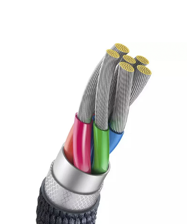 ‏‎کابل سوپر فست شارژ یواس‌بی به تایپ‌سی 100 وات 2 متری بیسوس Baseus Fast charging USB to Type C cable 100W CAJY000501‍ ‍