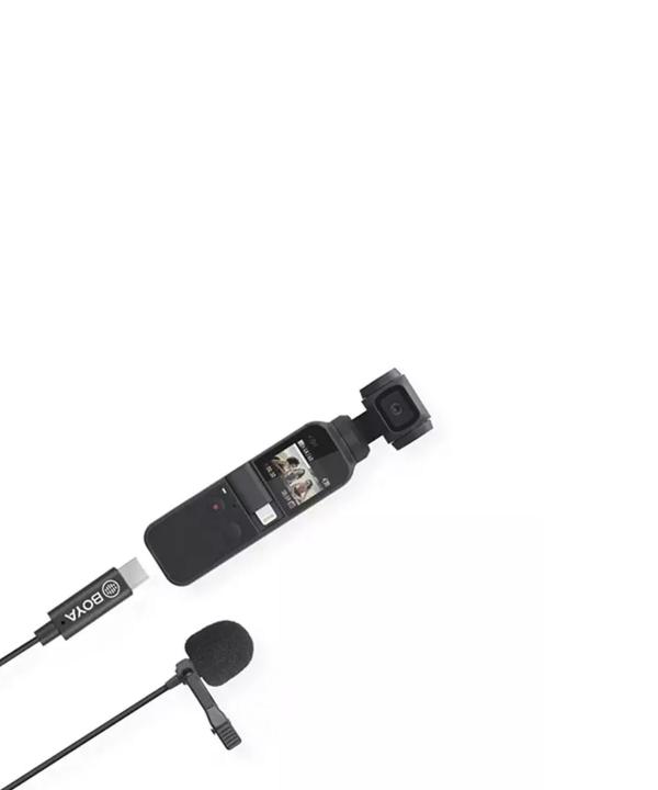 میکروفن یقه ای تایپ سی سیمی بویا BOYA BY-M3-OP Lavalier Microphone for DJI Osmo Pocket