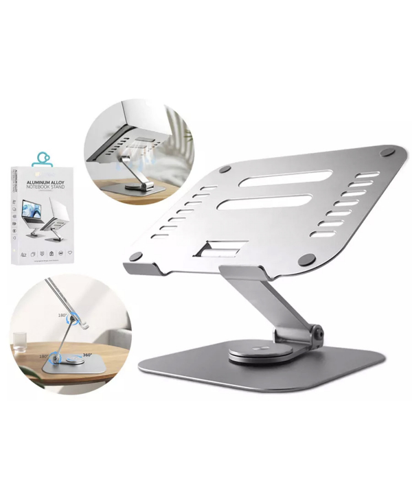 نگهدارنده لپ تاپ و مک بوک سه محوره آلومینیومی کوتتسی COTECi SD-42 Aluminum Alloy Laptop Stand 52006