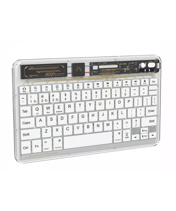 کیبورد بی سیم کریستالی کوتتسی Coteetci Bluetooth Crystal keyboard 84008