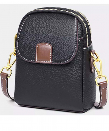 کیف دوشی و کراس بادی زنانه چرمی Mobile phone leather crossbody bag for women 2023 V90059