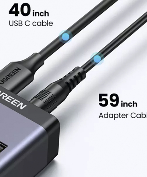 هاب یو اس بی 4 پورت یوگرین Ugreen 4IN1 USB HUB 3.0 Adapter cm613-90874