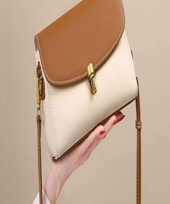 کیف دوشی زنانه چرمی New Women's Crossbody Genuine Leather Bag 6920