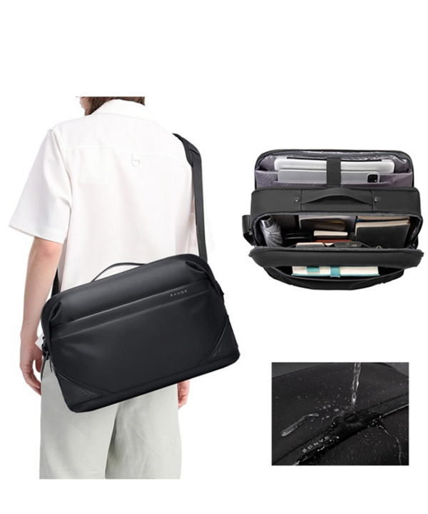 کیف دوشی لپ تاپ 15.6 اینچ و تبلت 10 اینچ طرح چمدان بنج BANGE BG-2849 Large Capacity Business Computer Bag Mens Office Travel
