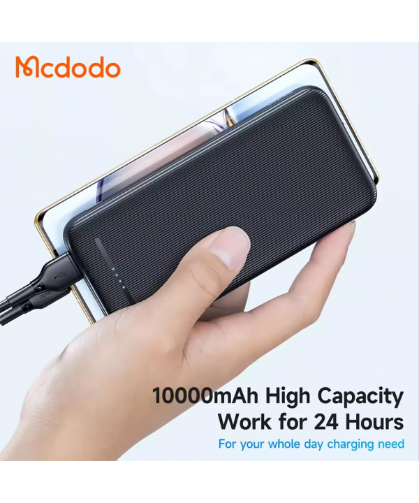 پاوربانک دو پورت یو اس بی 10.5 وات 10000 مک دودو MC-463