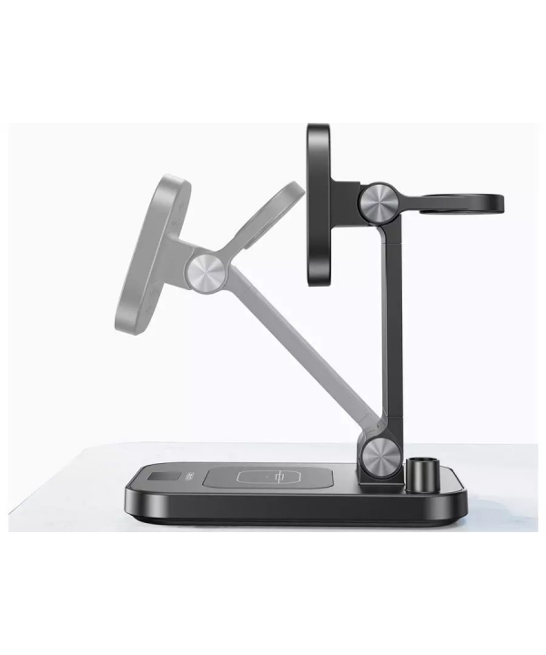 شارژر بی سیم رومیزی 15 وات 4 در 1 ایکس او XO TK-23 Digital Display Magnetic 4 in 1 charger base
