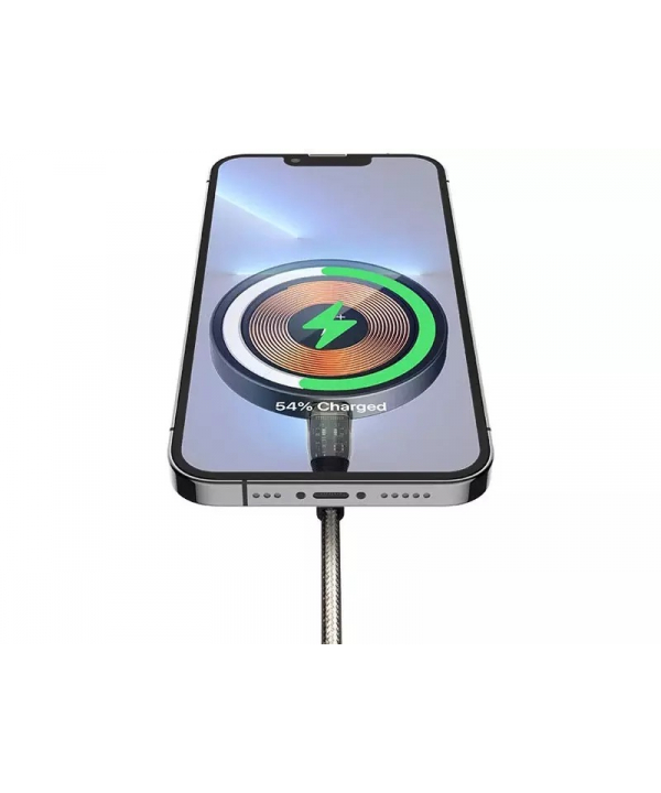 شارژر بی سیم مگنتی 15 وات رسی Recci RCW-23CC MARS Transparent Magnetic suction Wireless Charger