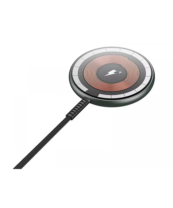 شارژر بی سیم مگنتی 15 وات ویوو Wiwu Transparent Magnetic Wireless Charger M14