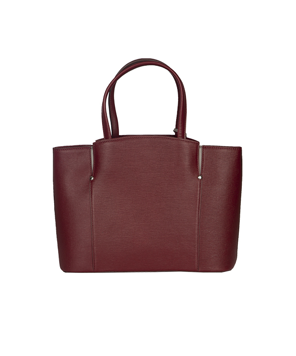 کیف دوشی زنانه زرشکی  چرم مشهد Mashhad Leather