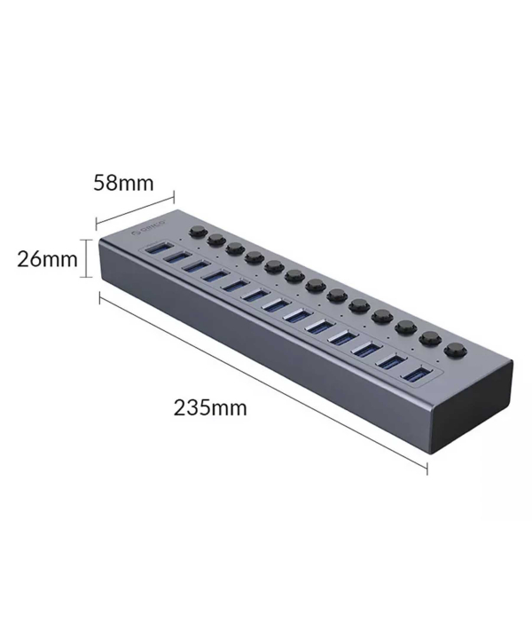 هاب 13 پورت یو اس بی فلزی اوریکو ORICO BT2U3-13AB Multi-port Hub