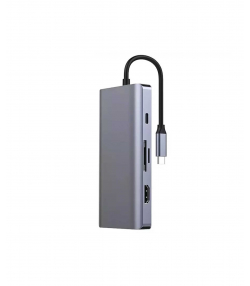 هاب 9 پورت تایپ سی رسی Recci Multiple interfaces 9in1 HUB RH09