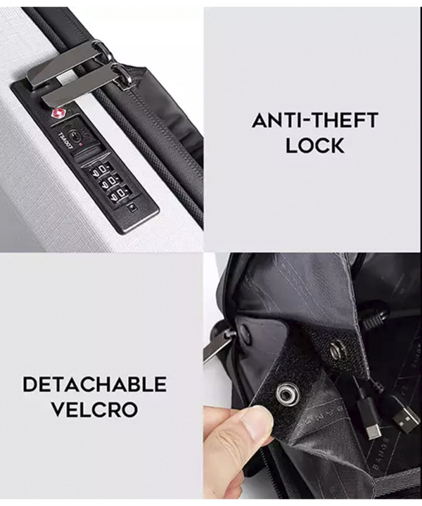 کوله پشتی یو اس بی دار ضد آب و ضد سرقت لپ تاپ 15.6 اینچ و آیپد 11 اینچ بنج BANGE BACKPACK 11L BG-2839