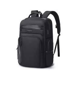 کوله پشتی ضد آب یو اس بی دار بنج مناسب تبلت و لپ تاپ تا 15.6 اینچ Bange BG-2602 Men Impaled Leather Waterproof Backpack with USB