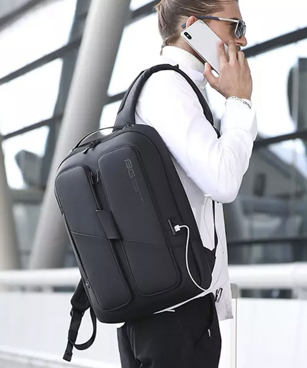 کوله پشتی ضد آب یو اس بی دار بنج Bange BG-7238 Waterproof Backpack with USB Port