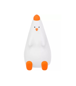 چراغ خواب رومیزی فانتزی شارژی کودکانه Cute chicken pat silicone color-changing night light USB rechargeable LED