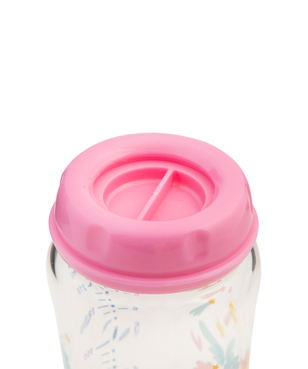 شیشه شیر پیرکس ارتودنسی  بی بی لند Baby Land مدل 375 حجم 240 میلی لیتر
