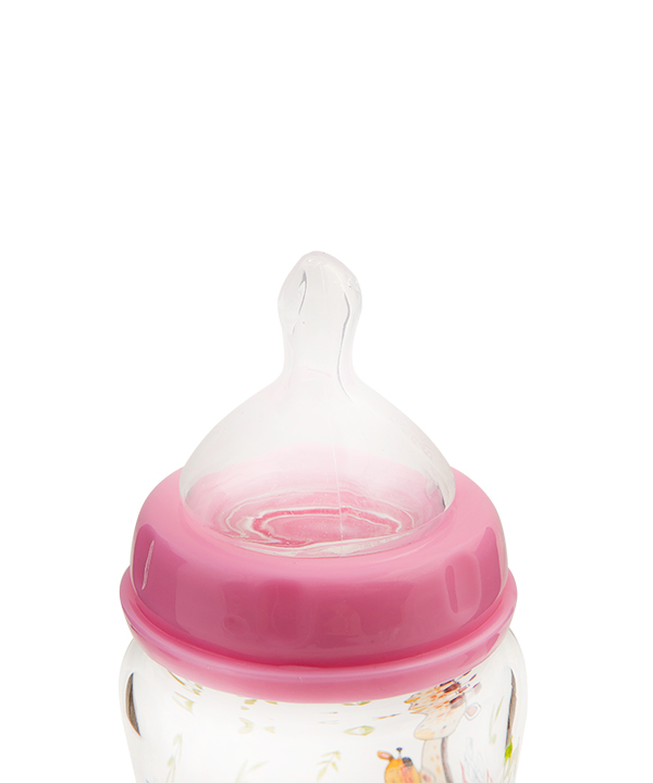 شیشه شیر پیرکس ارتودنسی  بی بی لند Baby Land مدل 376 حجم 150 میلی لیتر