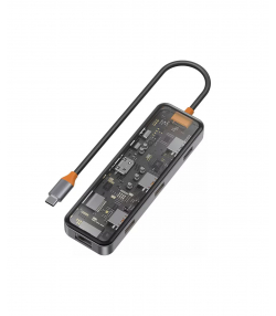 هاب تایپ سی 8 در 1 ویوو WiWU Cyber Type-C hub 8 in 1 CB008