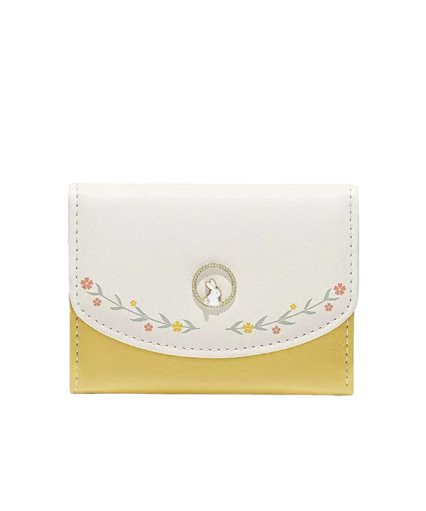 کیف پول و کارت اعتباری زنانه و دخترانه تاشو گلدار TAOMICMIC Y8373 Women Short Wallet