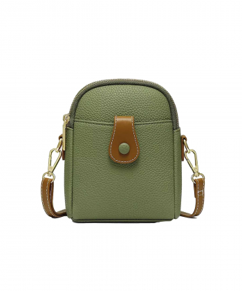 کیف دوشی زنانه و دخترانه زیپدار تائومیک میک TAOMICMIC D7057 Crossbody Bags PU Leather