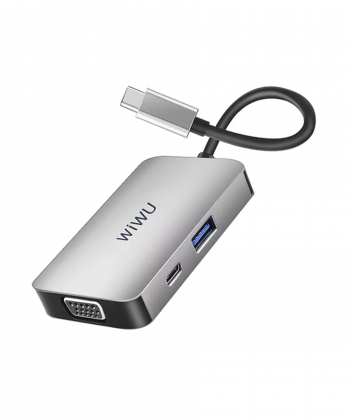 هاب تایپ سی پنج پورت ویوو WiWU Alpha 513HVP 5 in 1 USB C