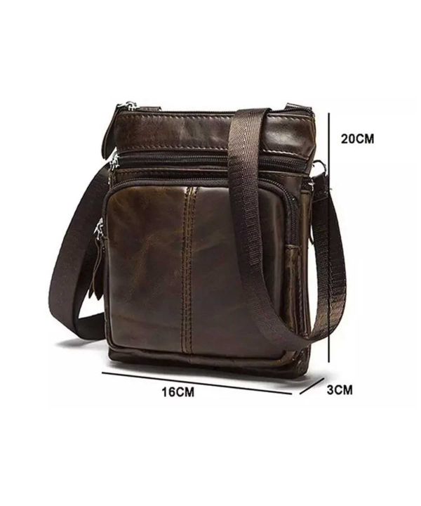 کیف دوشی چرم اصل مردانه کوتتسی Coteetci Luxury Series Mini Shoulder Bag 14036