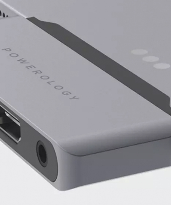 هاب تایپ سی پاورولوژی Powerology 4 in 1 USB-C Hub P41PACHGY