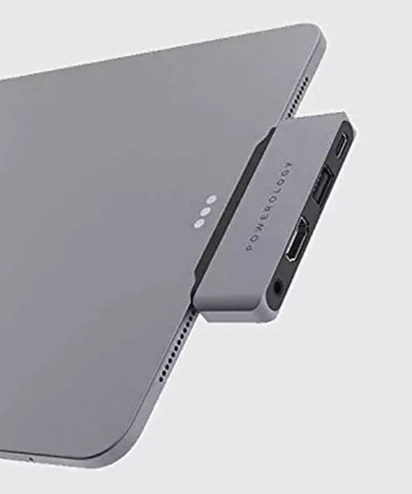 هاب تایپ سی پاورولوژی Powerology 4 in 1 USB-C Hub P41PACHGY