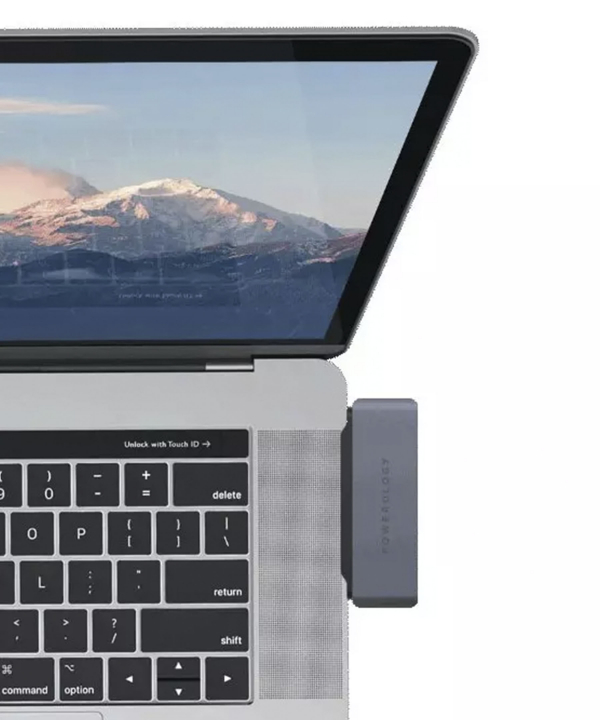 هاب تایپ سی پاورولوژی Powerology 4 in 1 USB-C Hub P41PACHGY
