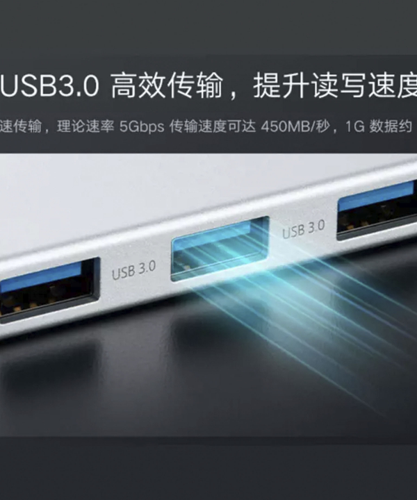 هاب تایپ سی 5 پورت شیائومی Xiaomi Type-C 5-in-1 Docking Station XMDS05YM