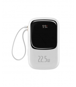 پاوربانک تایپ سی و یو اس بی 20 وات 20000 همراه با کابل لایتنینگ بیسوس BASEUS POWER BANK 20000MAH QPOW PRO PD 20W PPQD060201