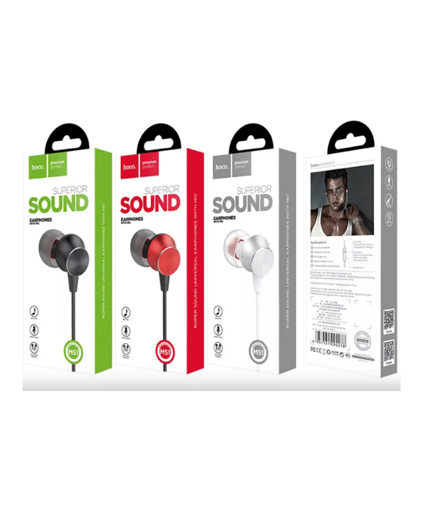 هندزفری سیمی با جک 3.5 میلیمتری هوکو Hoco Wired earphones M51 Proper sound with mic