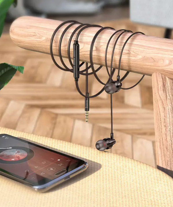 هندزفری سیمی جک 3.5 هوکو Hoco Wired earphones 3.5mm M90 Delight with mic