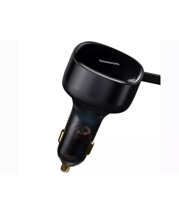 شارژر فندکی فست شارژ ماشین لایتنینگ و تایپ سی بیسوس CGTX000001