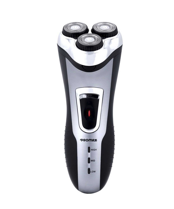 ریش تراش سه تیغ برق و شارژ سه چراغ پرومکس Promax مدل 9632