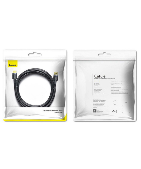 کابل اچ دی ام آی بیسوس Baseus Cafule 4KHDMI Cable 2M